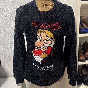 Disney Black Grumpy Sweater